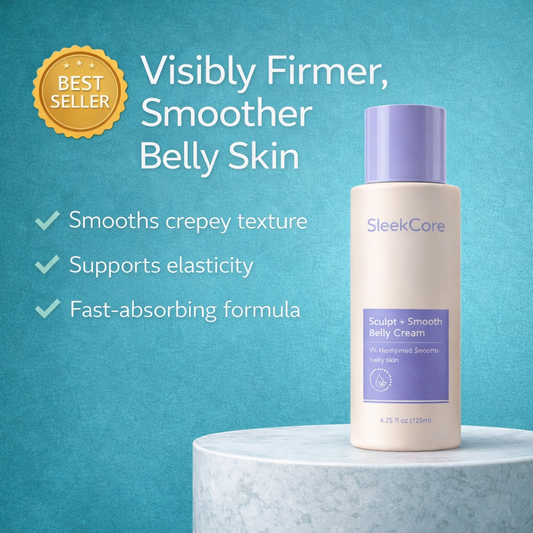 SleekCore Sculpt + Smooth Belly Cream — Firming & Stretch-Mark Smoothing Treatment